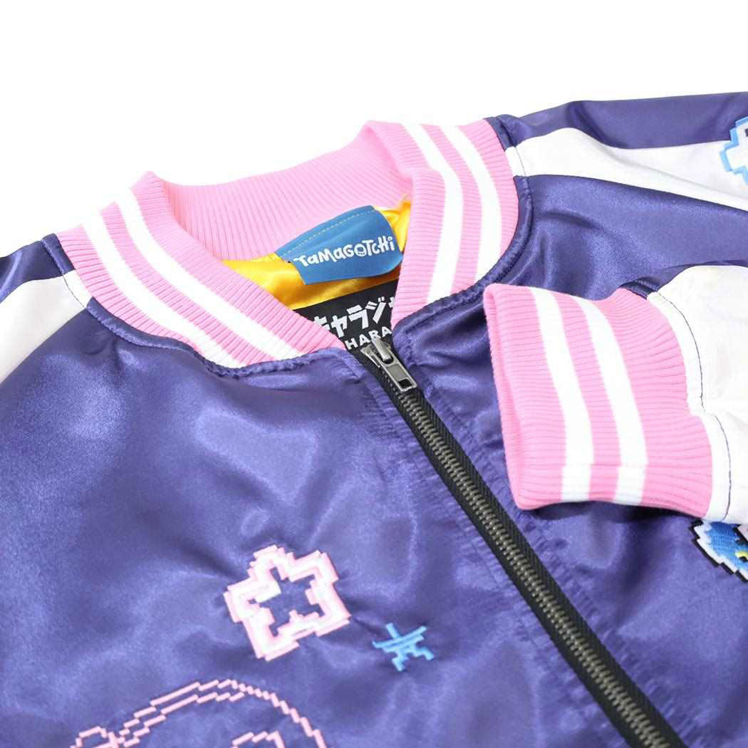 シネマコレクション cinemacollection たまごっち アウター スカジャン Lサイズ ドットたまごっち バンダイ メンズ レディース ユニセックス オーバーサイズ キャラジャン キャラクター グッズ マルチカラー