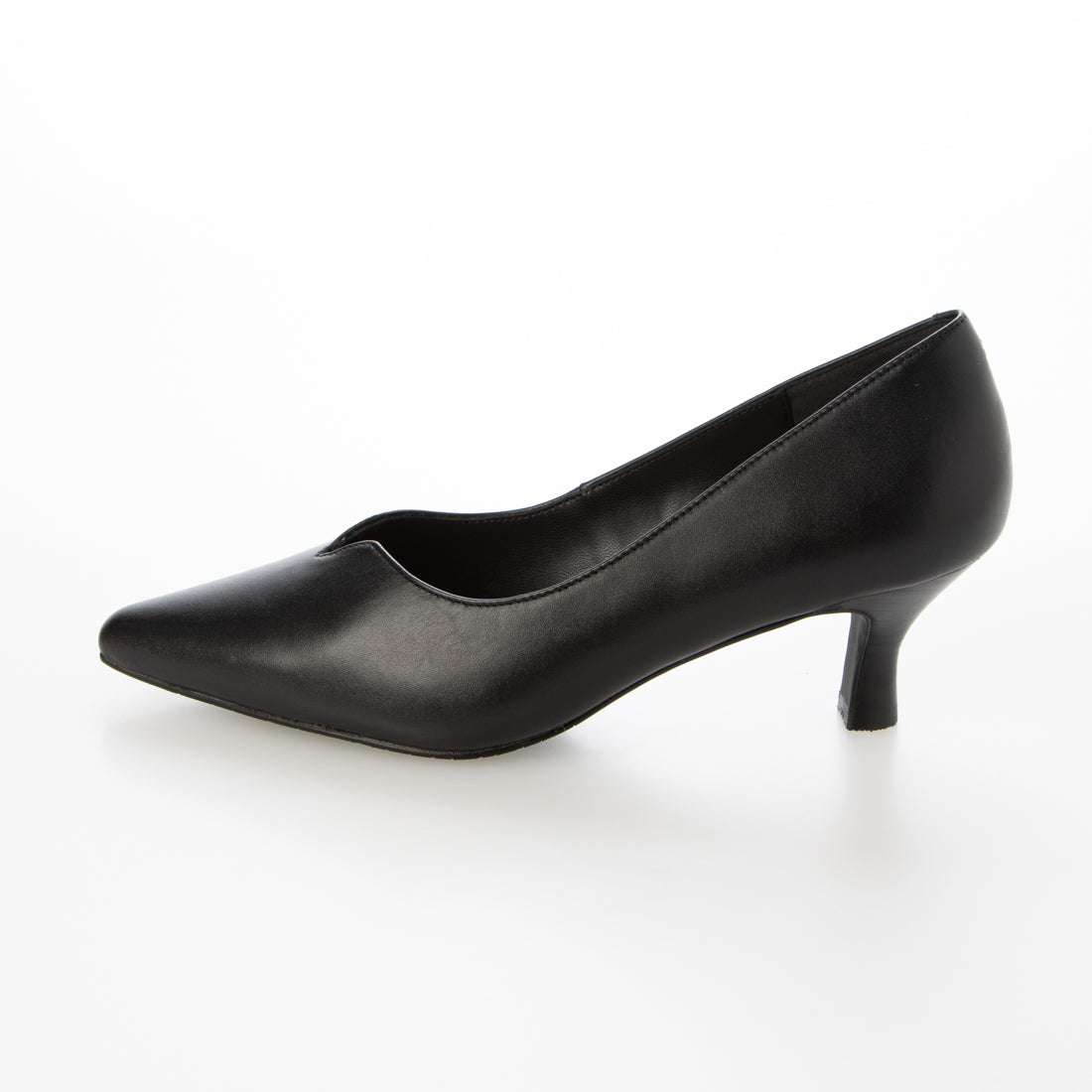 ビーインタレスト beinterest 【CHICSLICK by.enchanted シックスリックバイエンチャンテッド】【3E】本革Vカットポインテッドトゥパンプス