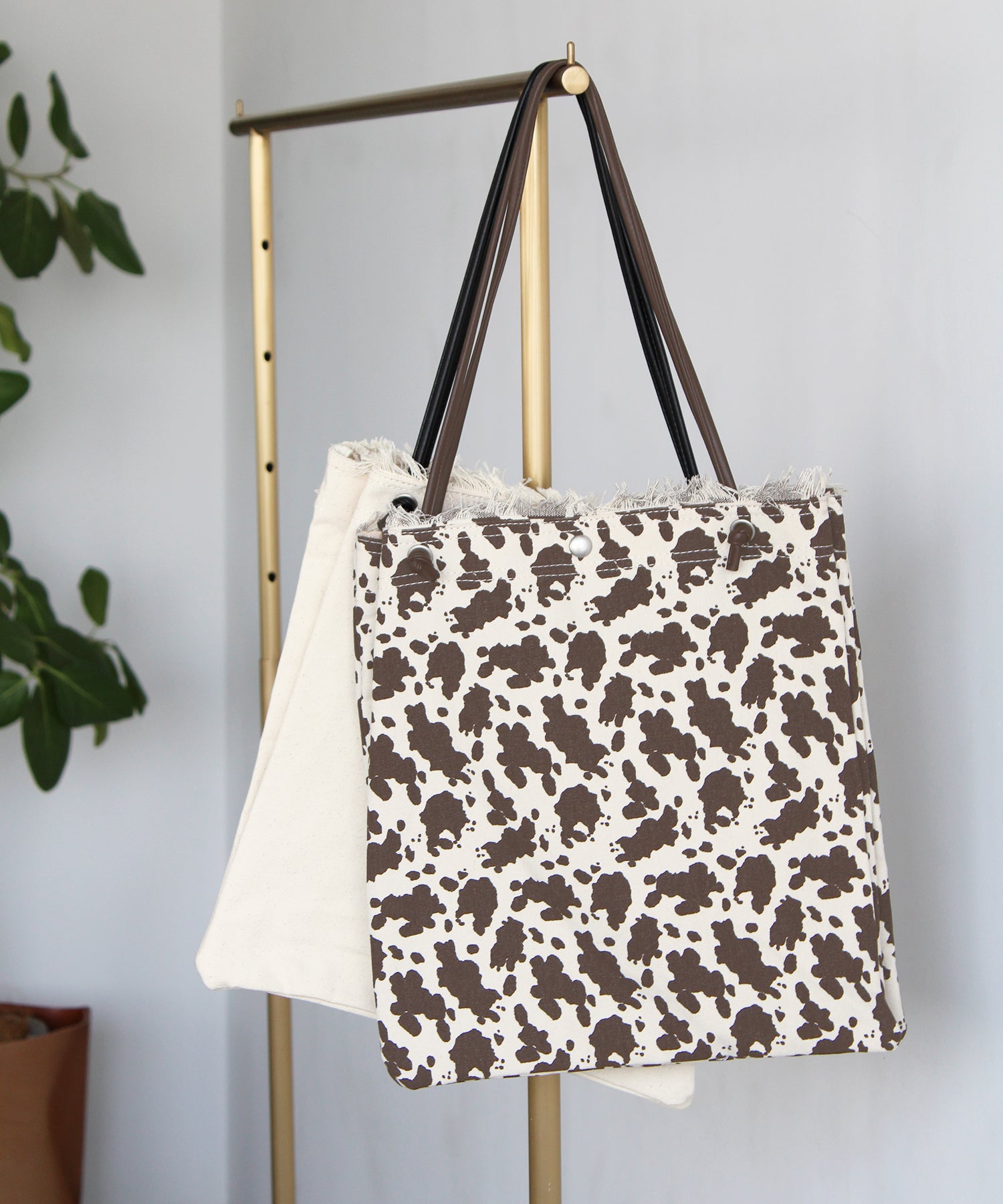 NF n.f. Three-layer A4 compatible fringe tote