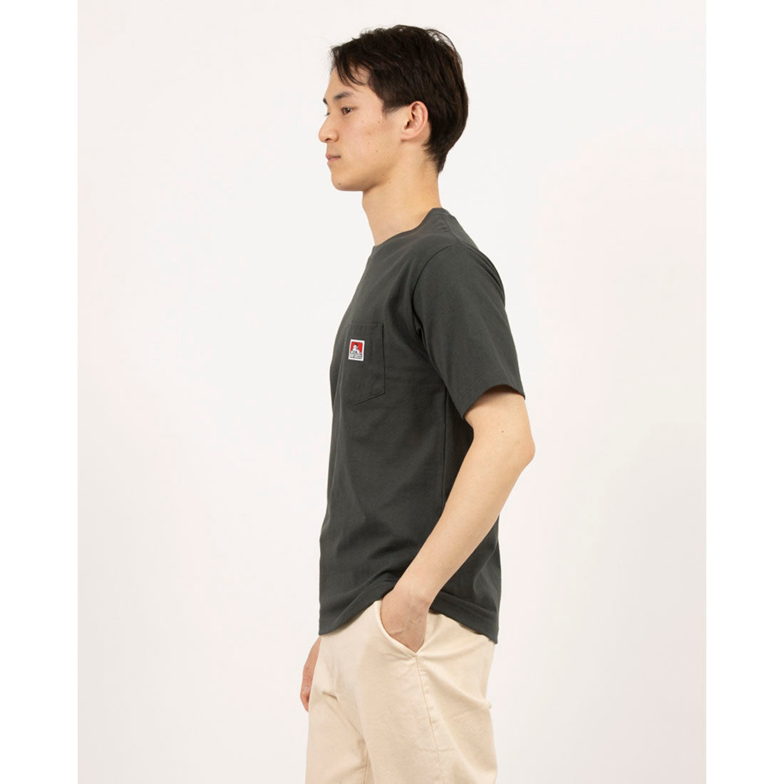 ベンデイビス BEN DAVIS 【BENDAVIS】ポケットTシャツ （チャコールグレー） チャコールグレー