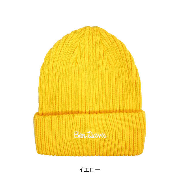 ベンデイビス BEN DAVIS BENDAVIS bdw9526 刺繍ニットキャップ