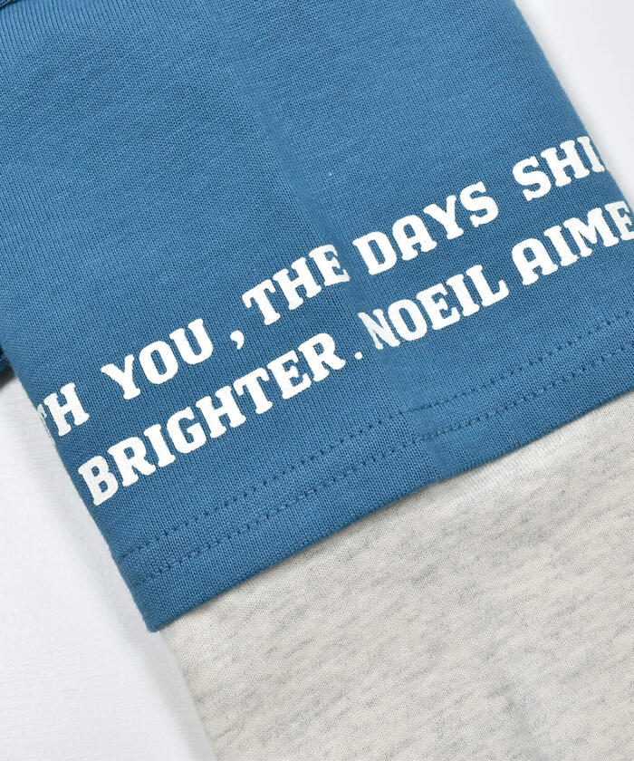 ノイユ エーム ベベ Noeil aime BeBe 重ね着風ポケットTシャツ