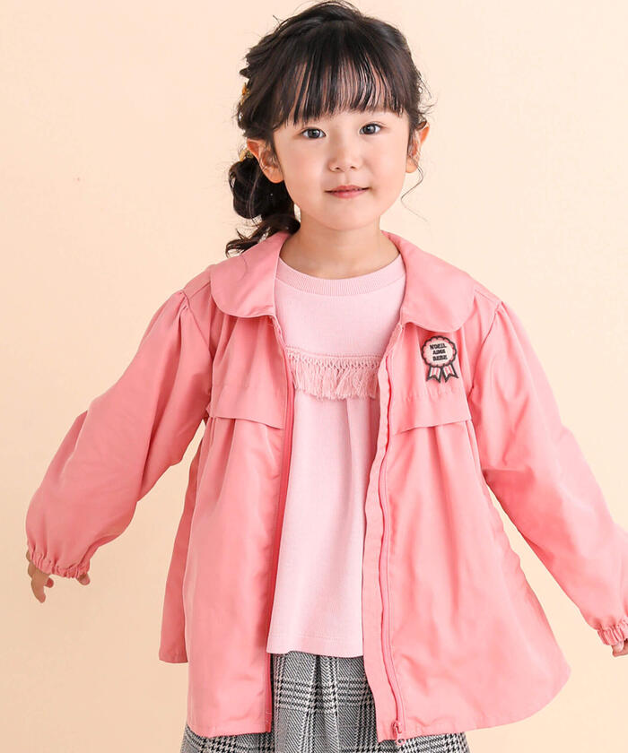 ノイユ エーム ベベ Noeil aime BeBe グログランフリース3WAYジャケット