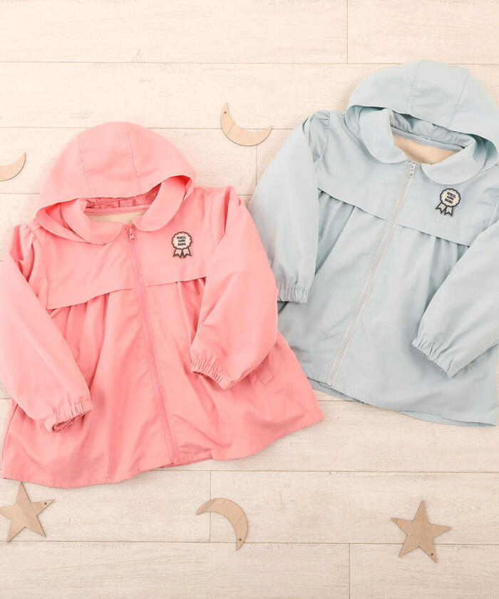 ノイユ エーム ベベ Noeil aime BeBe グログランフリース3WAYジャケット