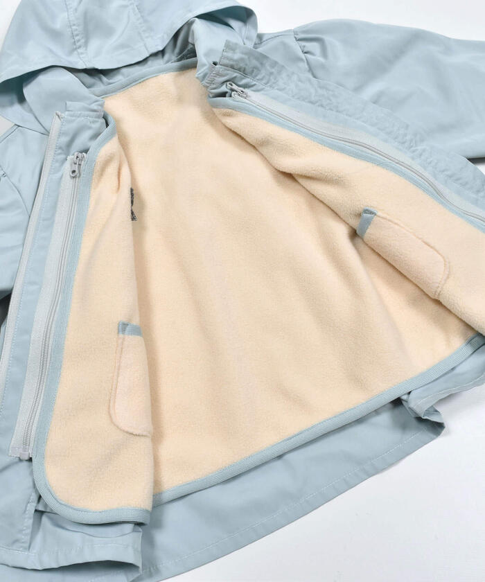 ノイユ エーム ベベ Noeil aime BeBe グログランフリース3WAYジャケット