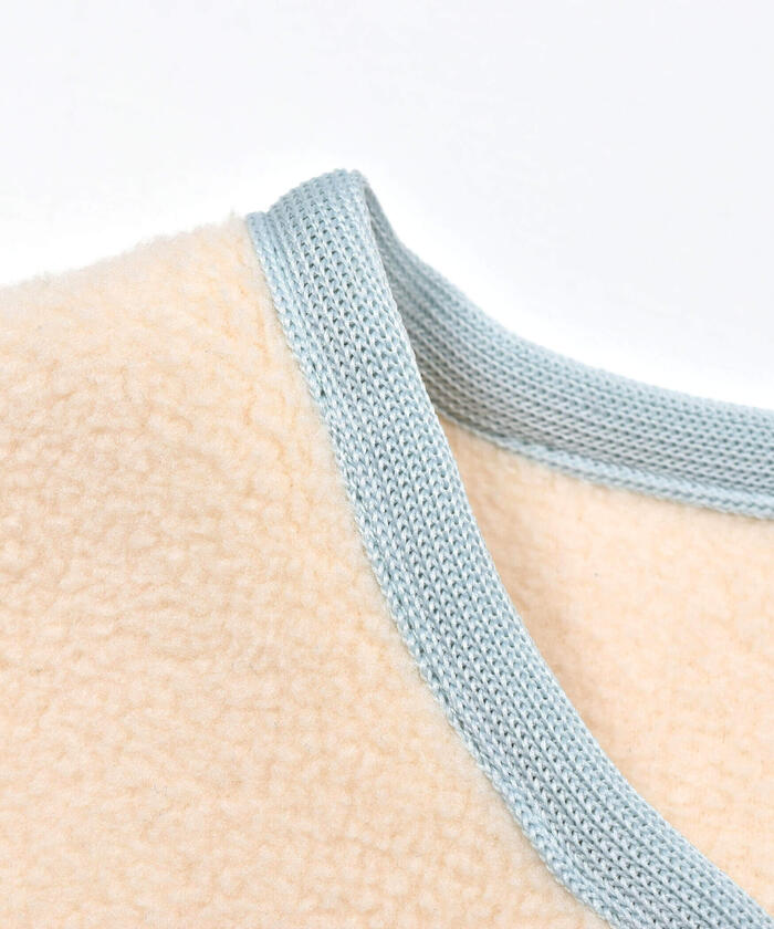 ノイユ エーム ベベ Noeil aime BeBe グログランフリース3WAYジャケット