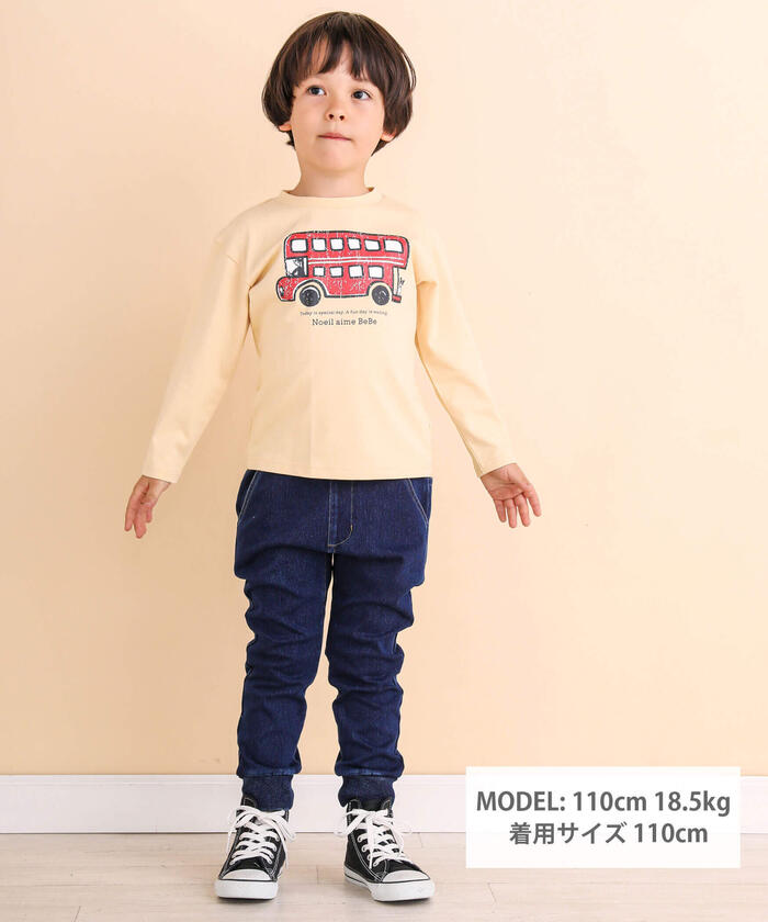 ノイユ エーム ベベ Noeil aime BeBe ロンドンバスTシャツ