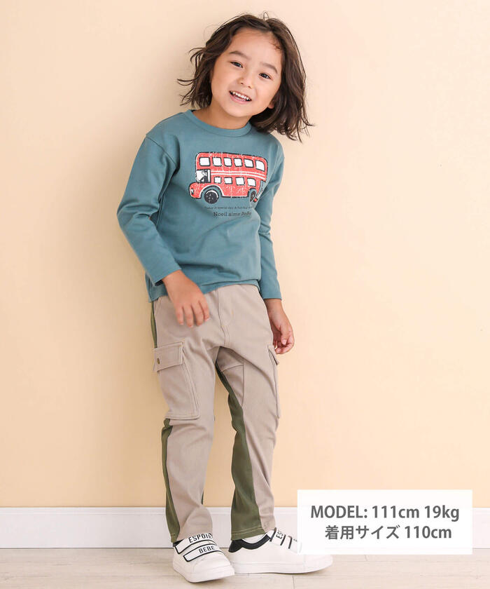 ノイユ エーム ベベ Noeil aime BeBe ロンドンバスTシャツ