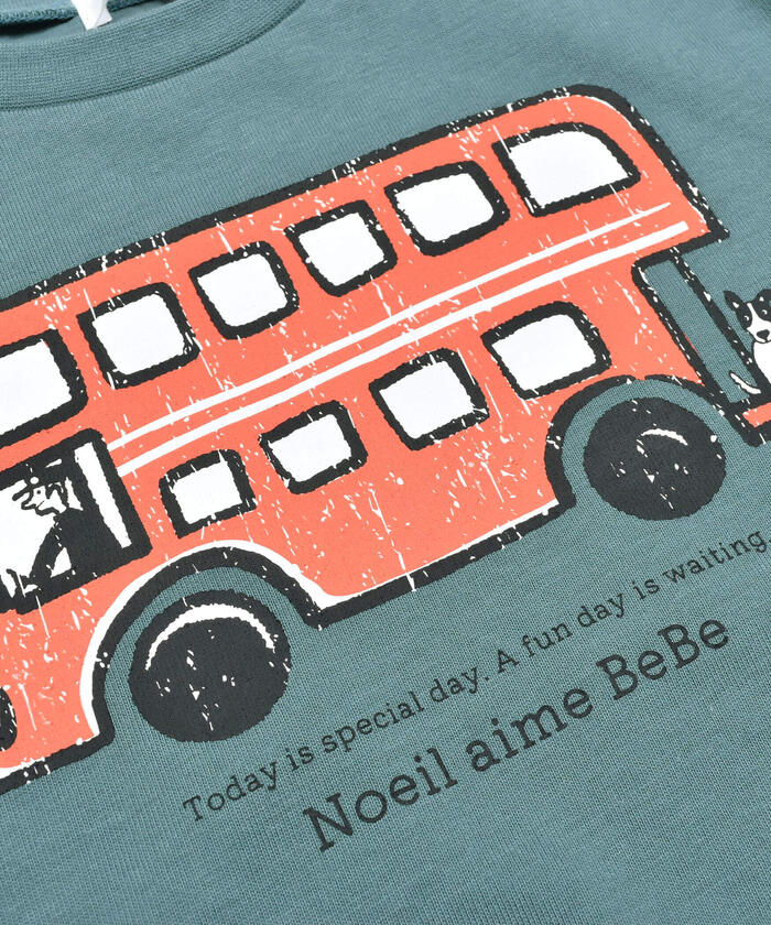 ノイユ エーム ベベ Noeil aime BeBe ロンドンバスTシャツ