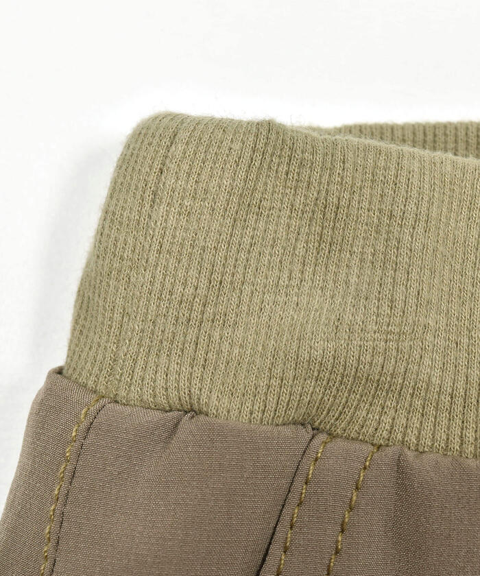 ノイユ エーム ベベ Noeil aime BeBe ストレッチリップストップガゼットクロッチパンツ