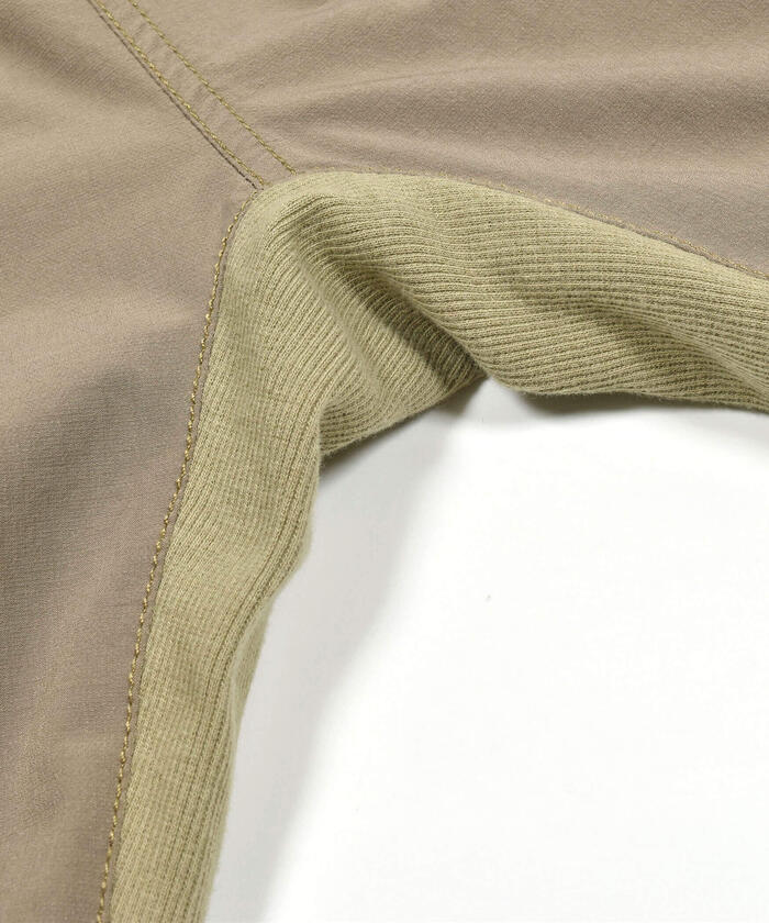 ノイユ エーム ベベ Noeil aime BeBe ストレッチリップストップガゼットクロッチパンツ