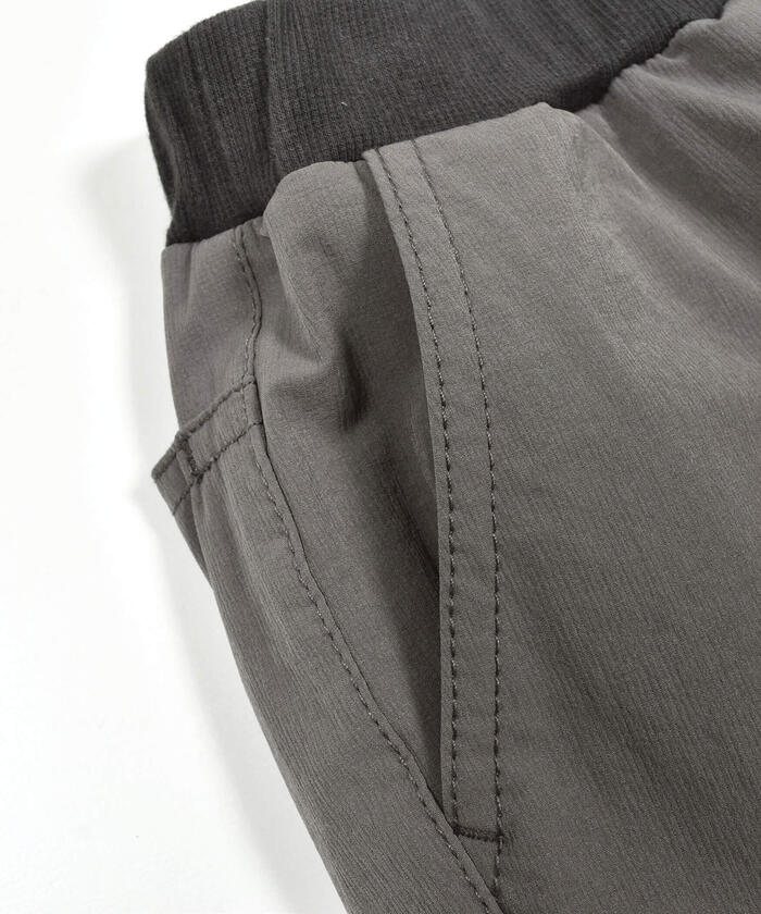ノイユ エーム ベベ Noeil aime BeBe ストレッチリップストップガゼットクロッチパンツ