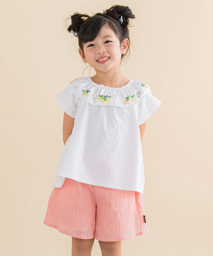 ノイユ エーム ベベ Noeil aime BeBe フレアキュロトパンツ