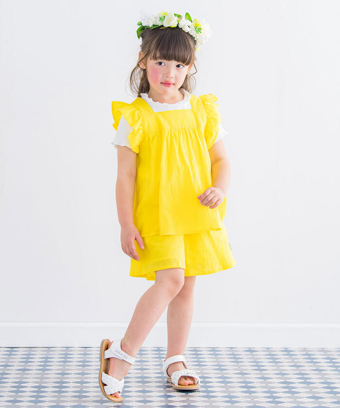 ノイユ エーム ベベ Noeil aime BeBe フレアキュロトパンツ