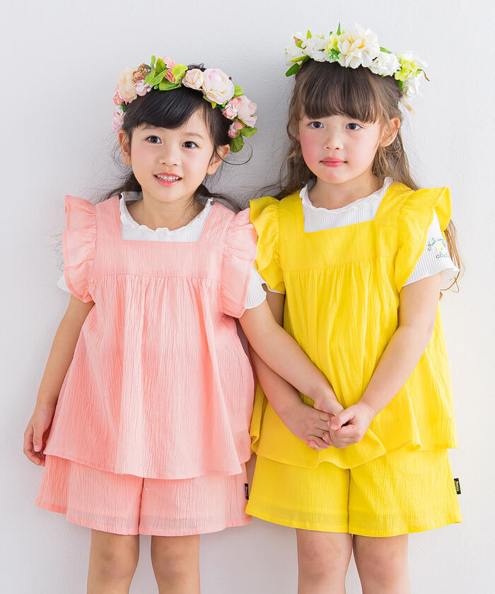ノイユ エーム ベベ Noeil aime BeBe フレアキュロトパンツ