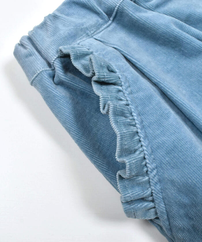ノイユ エーム ベベ Noeil aime BeBe ストレッチコールラップキュロットパンツ