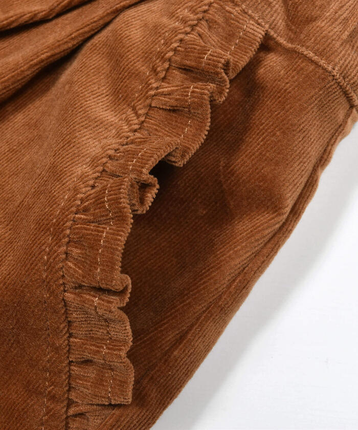 ノイユ エーム ベベ Noeil aime BeBe ストレッチコールラップキュロットパンツ