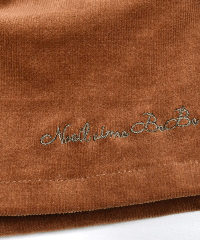 ノイユ エーム ベベ Noeil aime BeBe ストレッチコールラップキュロットパンツ