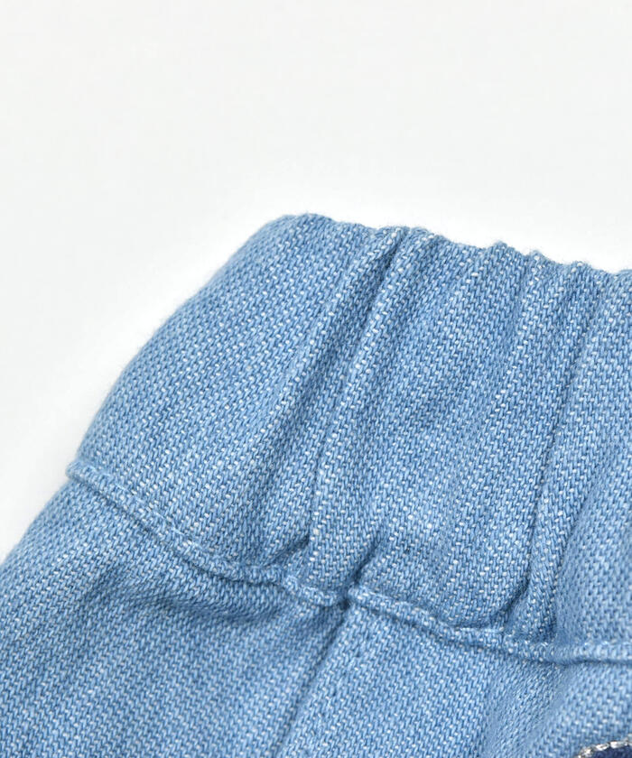 Slap Slip SLAP SLIP Denim Twill Lame Tweed Skirt Pants