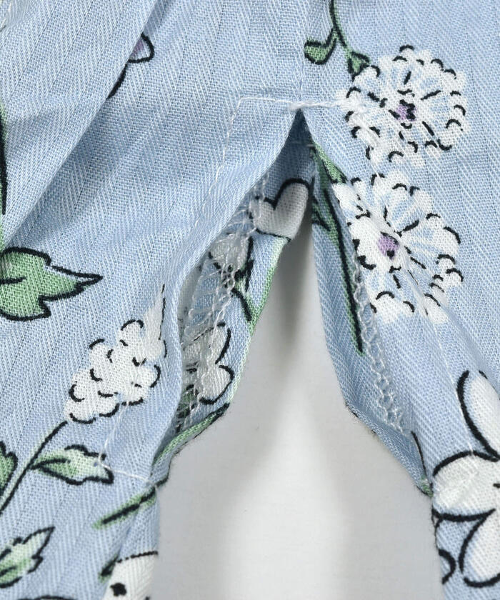 スラップ スリップ SLAP SLIP 【お揃い】花火檸檬花紋領蕾絲浴衣+帶子套裝