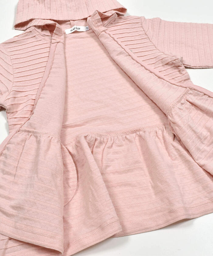 Slap Slip SLAP SLIP 【UV Cut】【Matching】Parker with Ribbon and Frill Hem