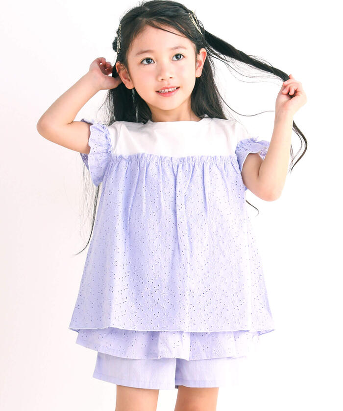 Slap Slip SLAP SLIP 【Matching】 Waist Ribbon Gathered Lace Skirt Pants