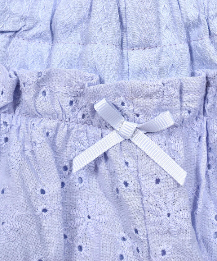 Slap Slip SLAP SLIP 【Matching】 Waist Ribbon Gathered Lace Skirt Pants