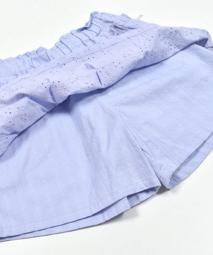 Slap Slip SLAP SLIP 【Matching】 Waist Ribbon Gathered Lace Skirt Pants