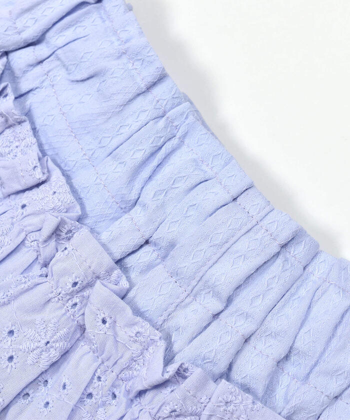 Slap Slip SLAP SLIP 【Matching】 Waist Ribbon Gathered Lace Skirt Pants