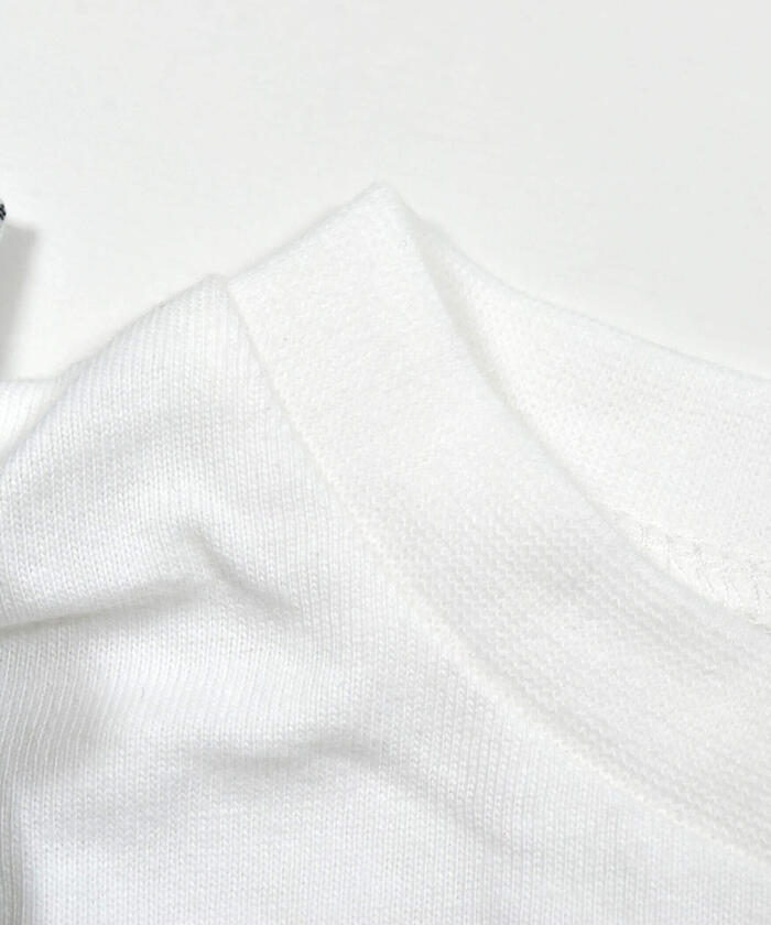 Slap Slip SLAP SLIP 【Matching】 Gingham Check Stripe Pattern Bustier Docking 7/8 Sleeve T-Shirt (80~1