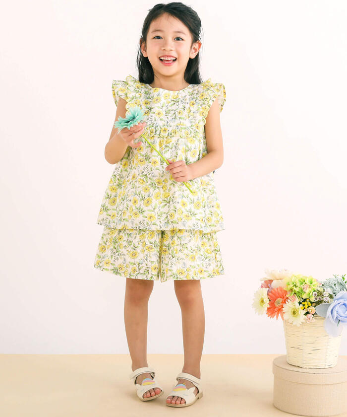 Slap Slip SLAP SLIP 【Matching】 Sunflower All-Over Print Short Pants