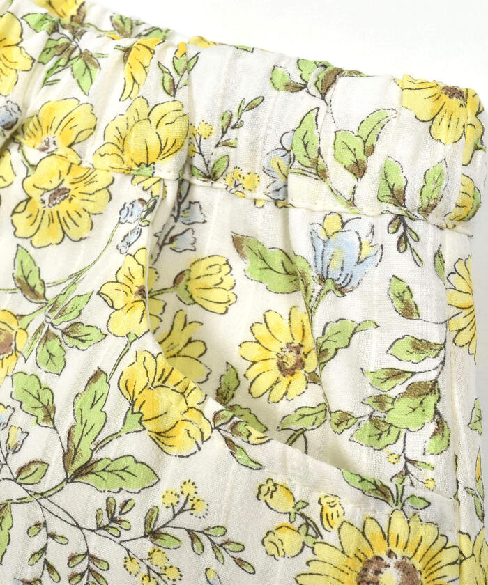 Slap Slip SLAP SLIP 【Matching】 Sunflower All-Over Print Short Pants