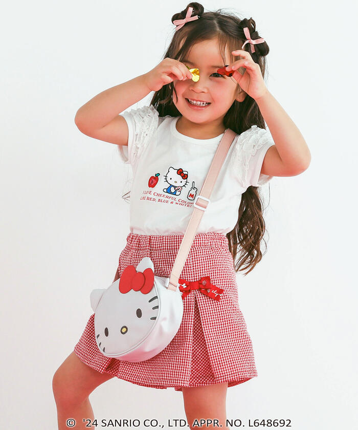 Slap Slip SLAP SLIP 【Hello Kitty × SLAPSLIP】 Frill Puff Sleeve Character Print T-Shirt
