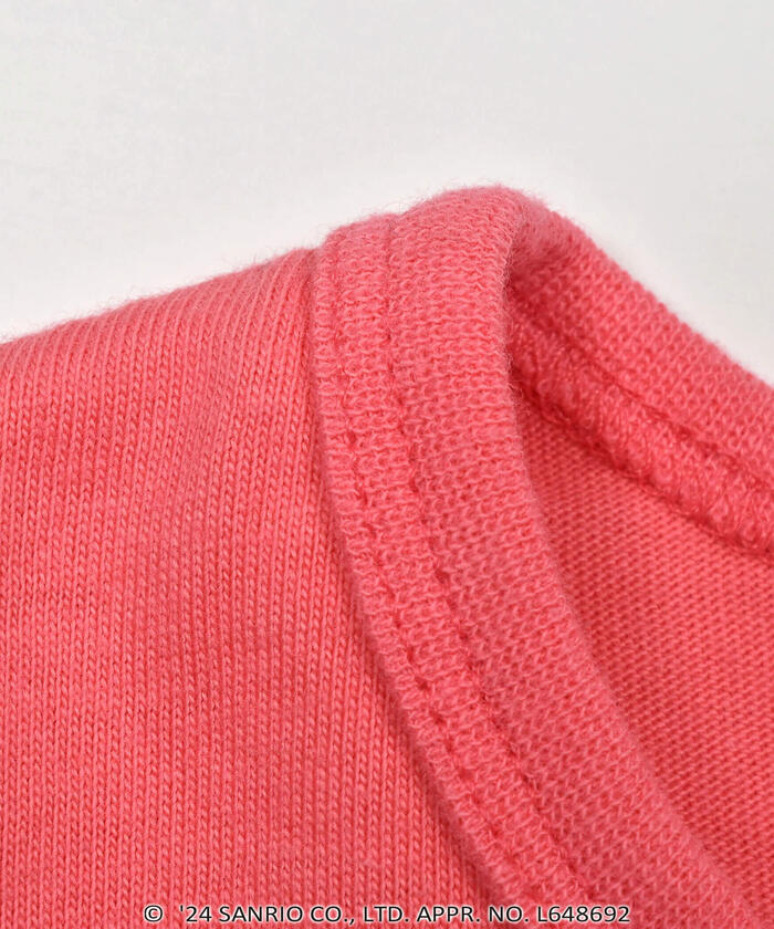 Slap Slip SLAP SLIP 【Hello Kitty × SLAPSLIP】 Frill Puff Sleeve Character Print T-Shirt
