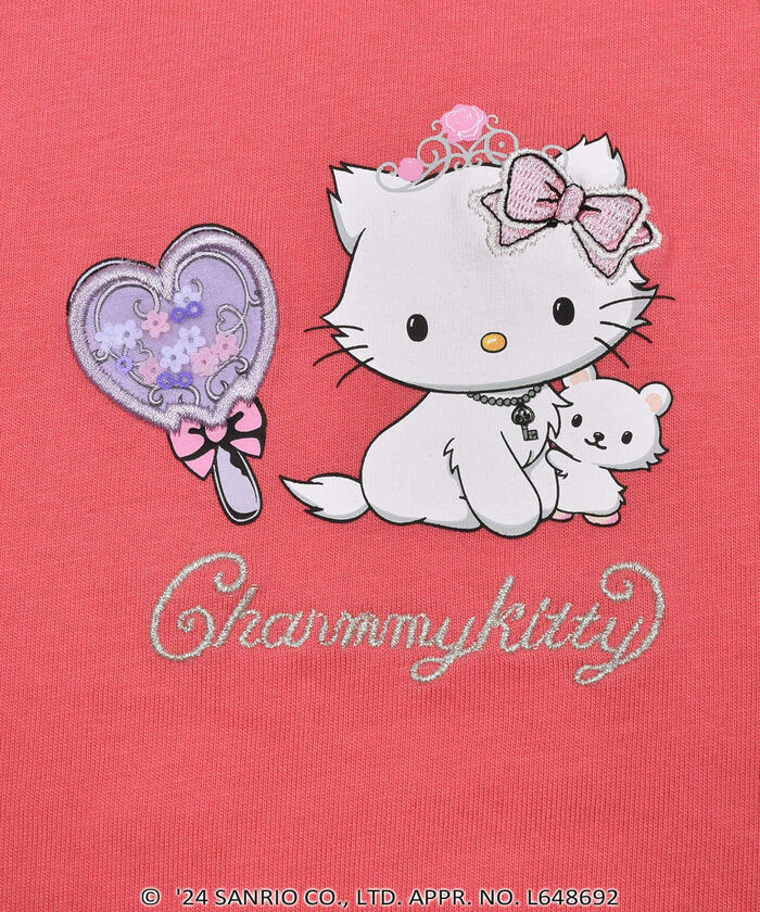 Slap Slip SLAP SLIP 【Hello Kitty × SLAPSLIP】 Frill Puff Sleeve Character Print T-Shirt