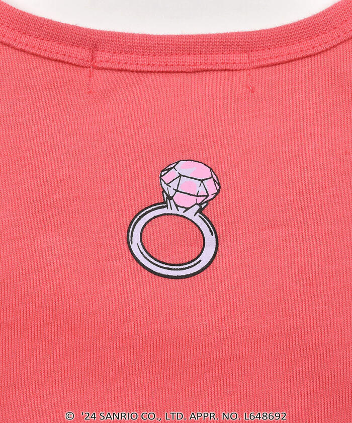 Slap Slip SLAP SLIP 【Hello Kitty × SLAPSLIP】 Frill Puff Sleeve Character Print T-Shirt