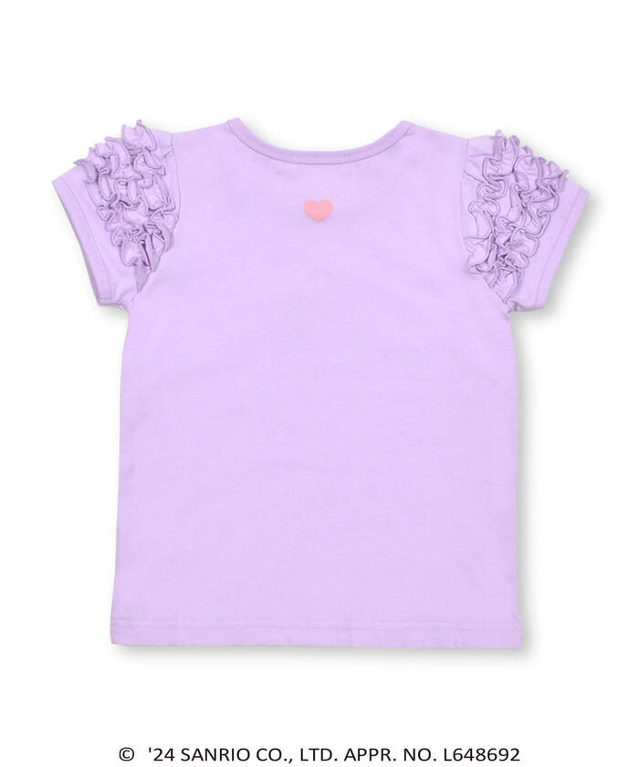 Slap Slip SLAP SLIP 【Hello Kitty × SLAPSLIP】 Frill Puff Sleeve Character Print T-Shirt