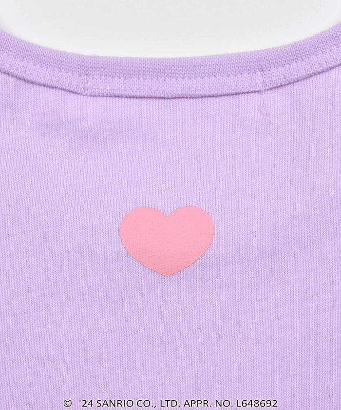 Slap Slip SLAP SLIP 【Hello Kitty × SLAPSLIP】 Frill Puff Sleeve Character Print T-Shirt