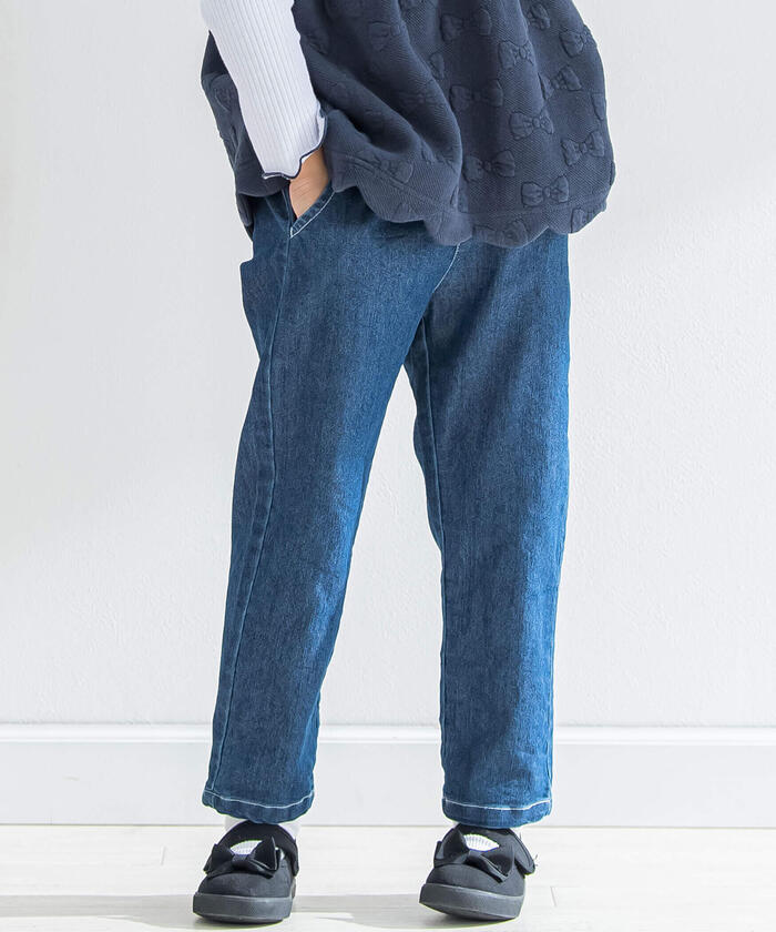 Slap Slip SLAP SLIP Denim Glen Check High Waist Pants