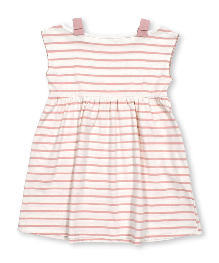Slap Slip SLAP SLIP Sparkling Embroidered Shoulder-Open Ribbon Dress