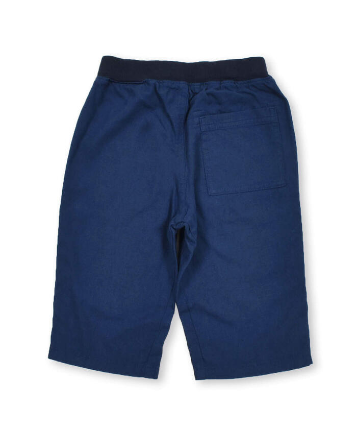Slap Slip SLAP SLIP 【Cooling Contact】 Plain Rayon Linen 5.5-Length Pants