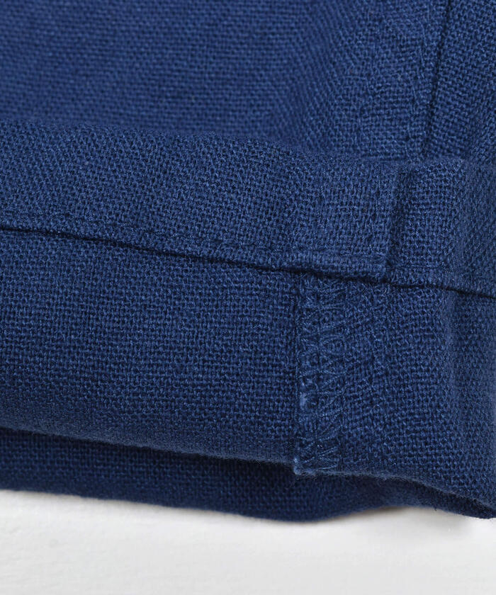 Slap Slip SLAP SLIP 【Cooling Contact】 Plain Rayon Linen 5.5-Length Pants