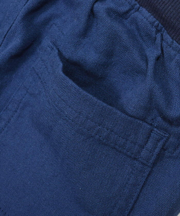 Slap Slip SLAP SLIP 【Cooling Contact】 Plain Rayon Linen 5.5-Length Pants