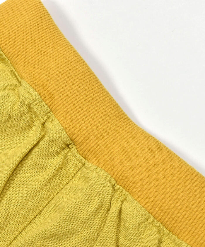 Slap Slip SLAP SLIP 【Cooling Contact】 Plain Rayon Linen 5.5-Length Pants