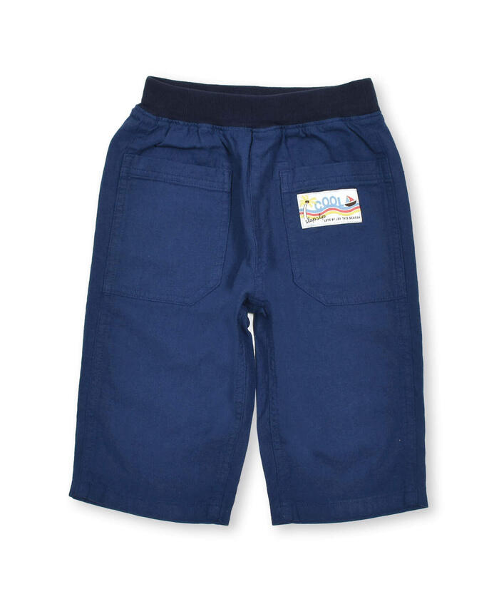Slap Slip SLAP SLIP 【Cooling Contact】 Plain Rayon Linen 5.5-Length Pants