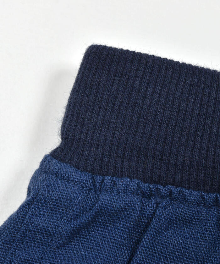 Slap Slip SLAP SLIP 【Cooling Contact】 Plain Rayon Linen 5.5-Length Pants
