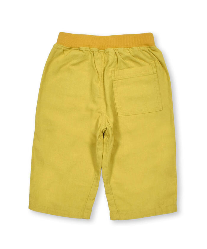 Slap Slip SLAP SLIP 【Cooling Contact】 Plain Rayon Linen 5.5-Length Pants