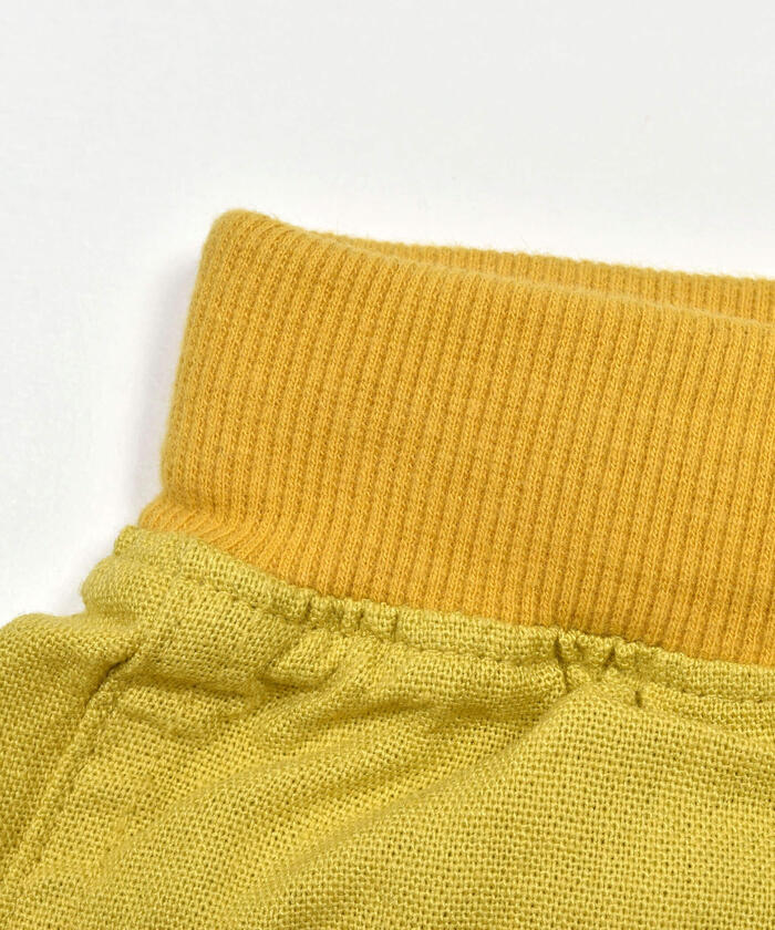 Slap Slip SLAP SLIP 【Cooling Contact】 Plain Rayon Linen 5.5-Length Pants