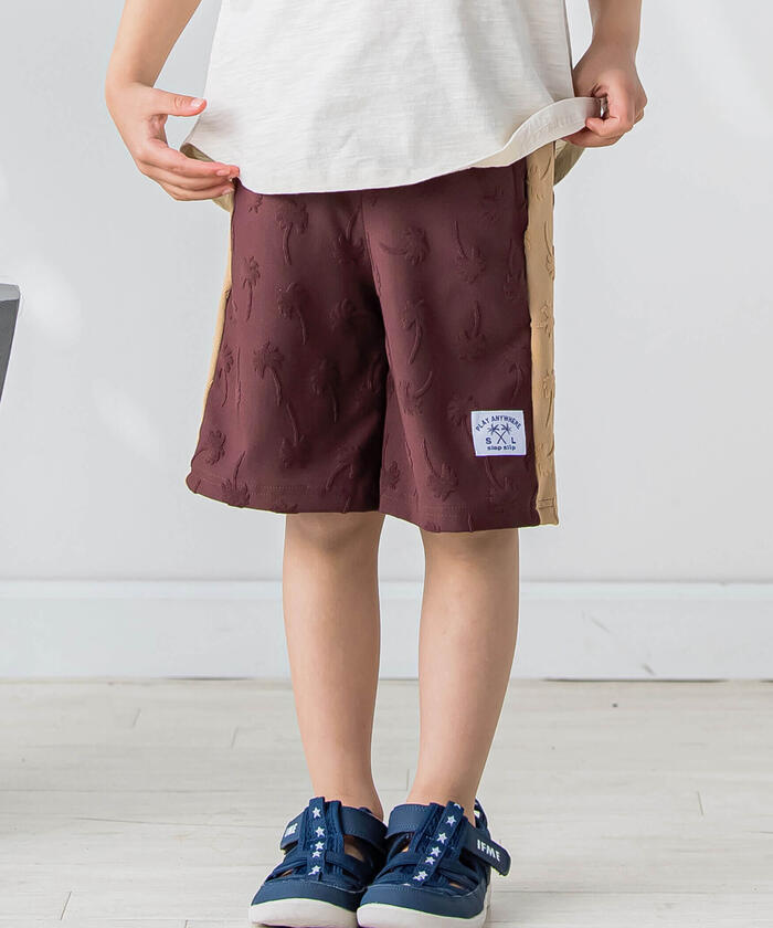 Slap Slip SLAP SLIP Sideline Popoko Pattern Half Pants