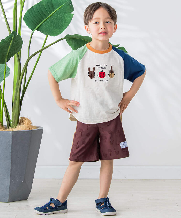Slap Slip SLAP SLIP Sideline Popoko Pattern Half Pants